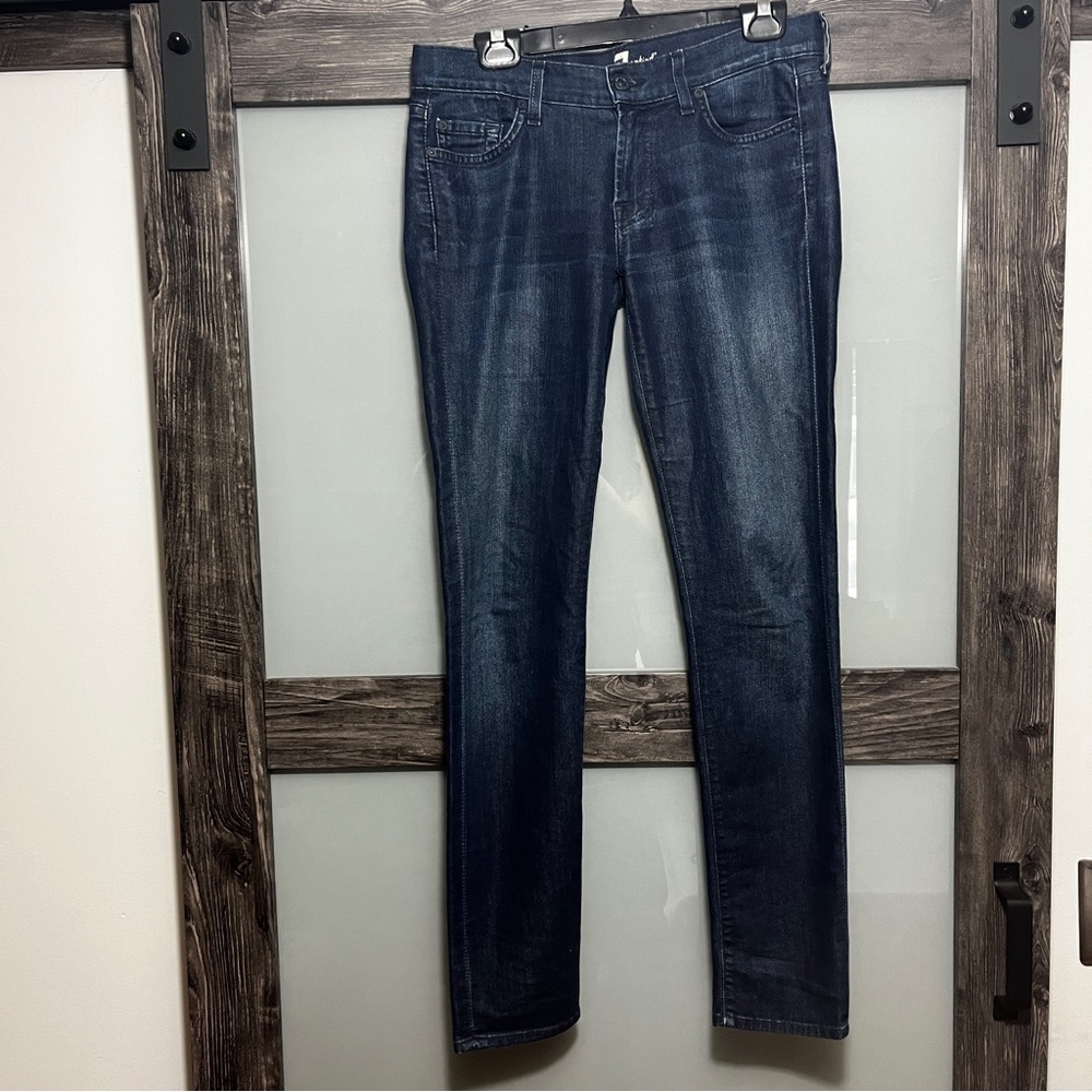 Women's 7 For All Mankind Gwenevere Size 28 Skinny Leg Jeans - Picture 2 of 11
